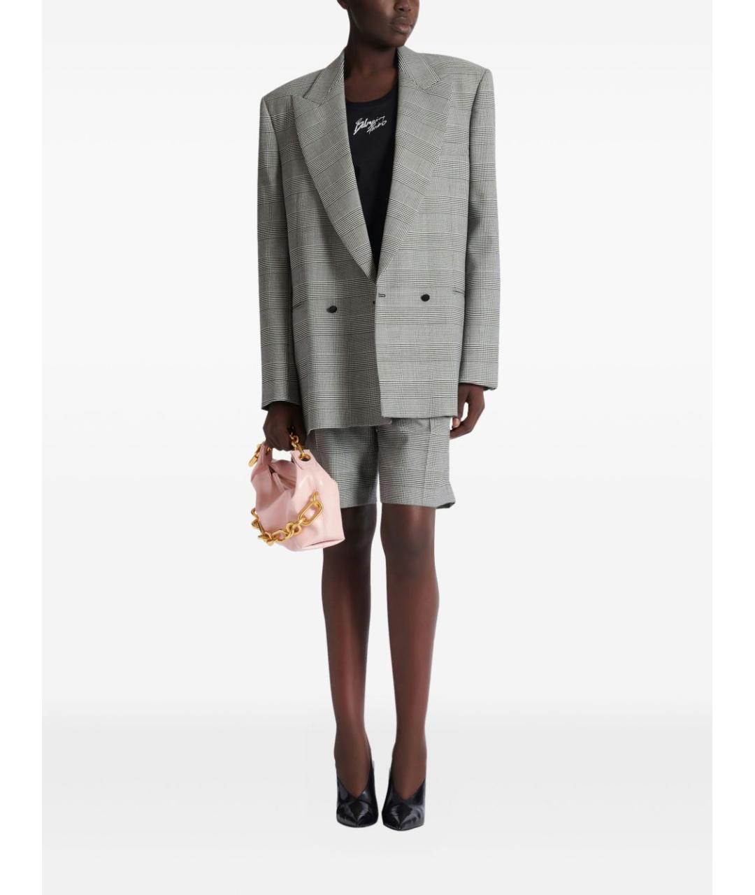 BALMAIN Черная хлопковая майка, фото 5