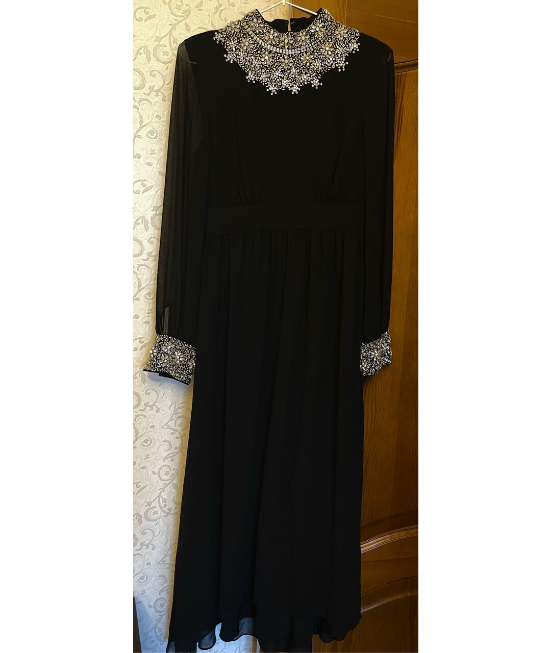 SANDRO Черное повседневное платье, фото 5