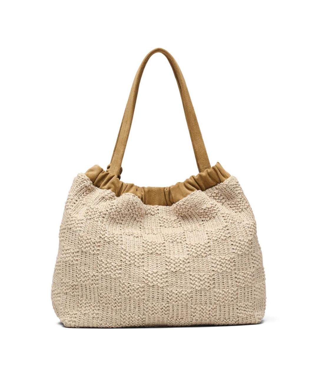 MARC JACOBS Бежевая синтетическая сумка тоут, фото 3