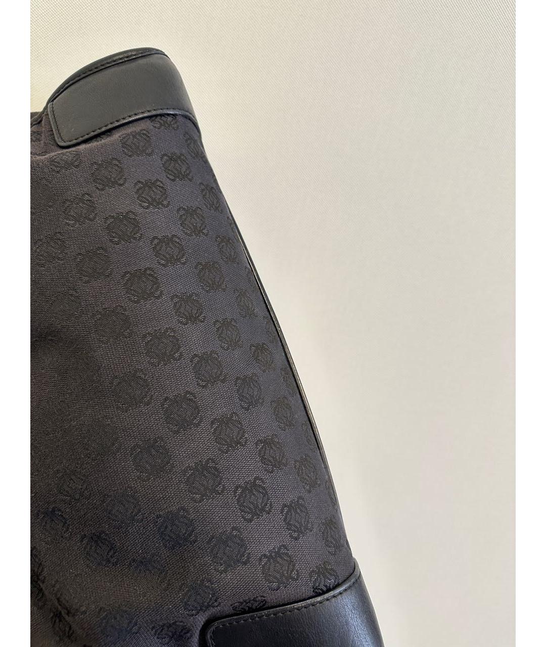 LOEWE Черная сумка с короткими ручками, фото 5