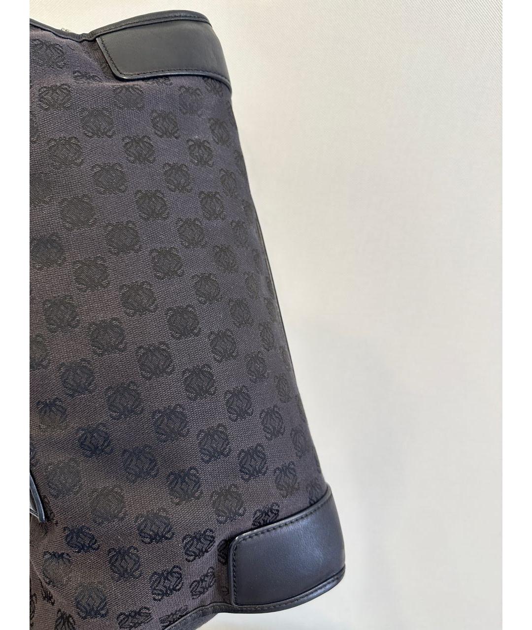 LOEWE Черная сумка с короткими ручками, фото 4