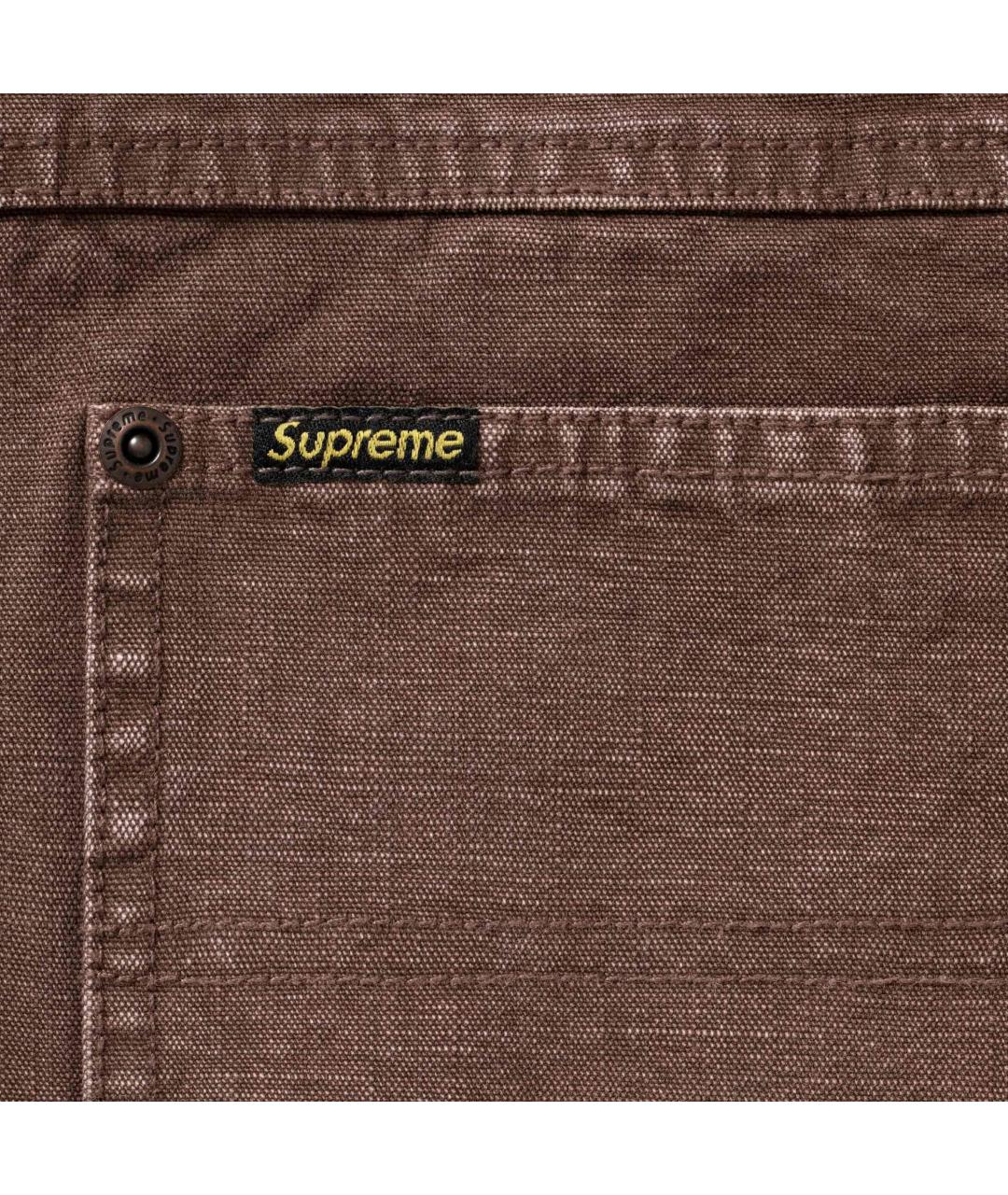 SUPREME Коричневая рубашка, фото 2