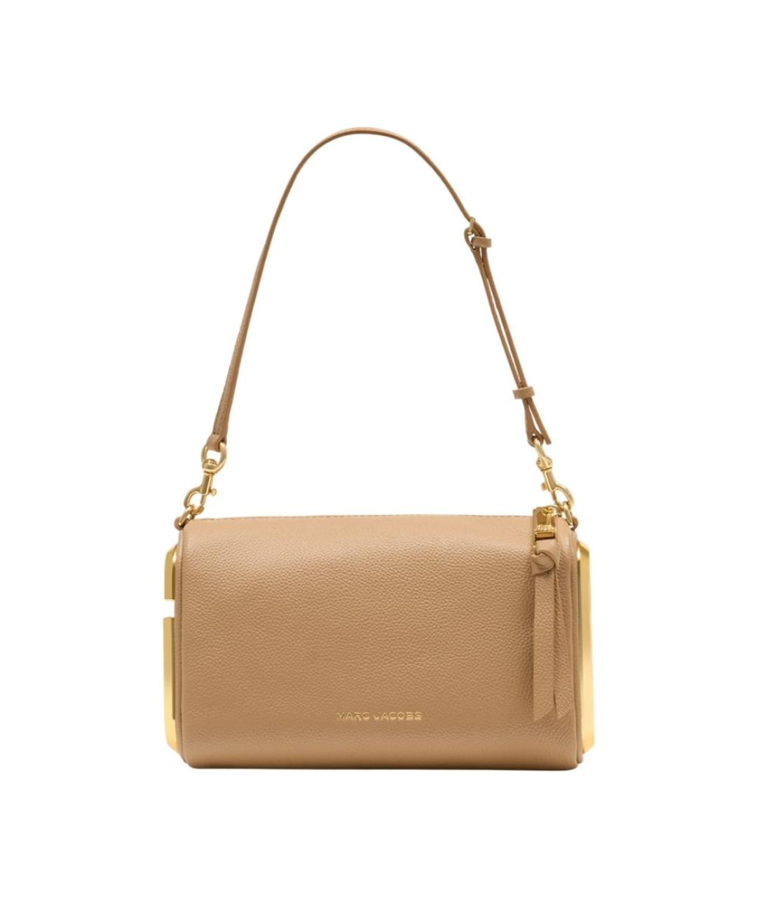 MARC JACOBS Коричневая кожаная сумка с короткими ручками, фото 1