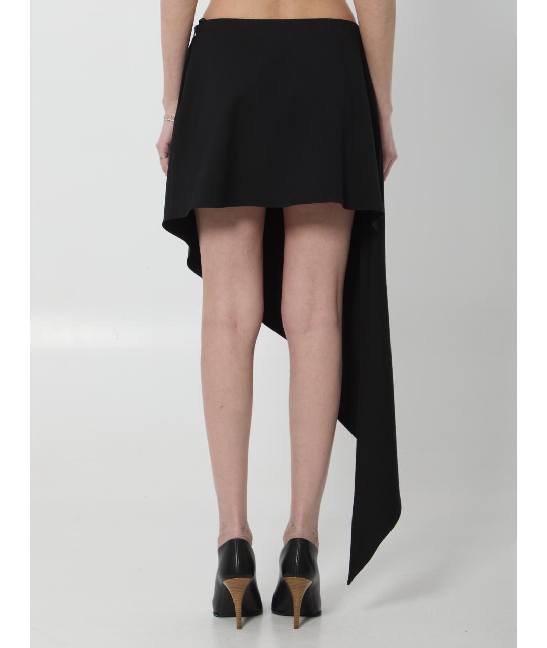 ALAIA Черная шерстяная юбка миди, фото 4