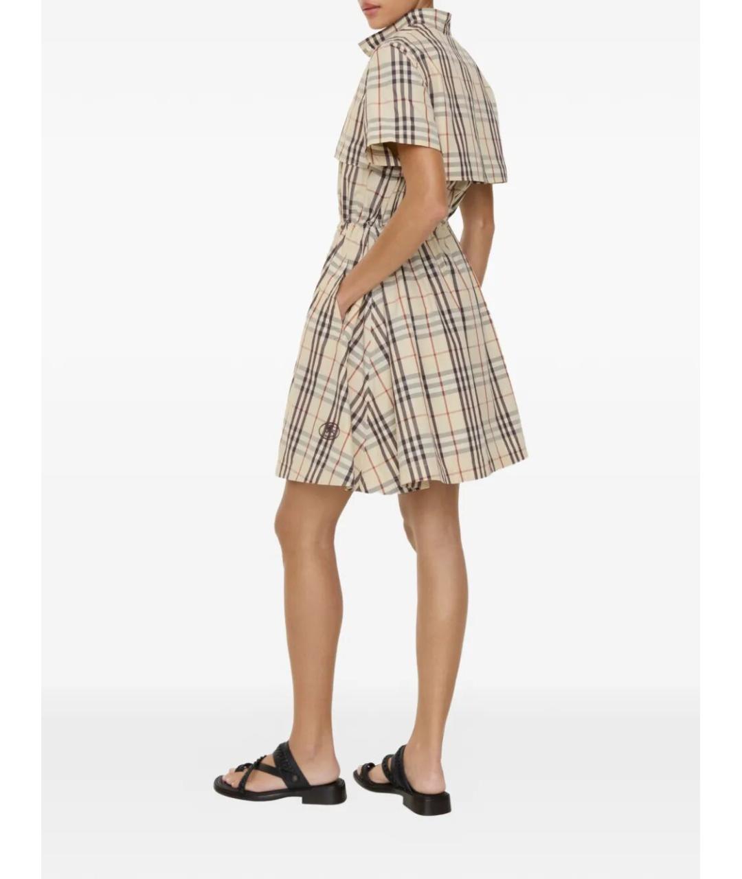 BURBERRY Хлопковое повседневное платье, фото 3