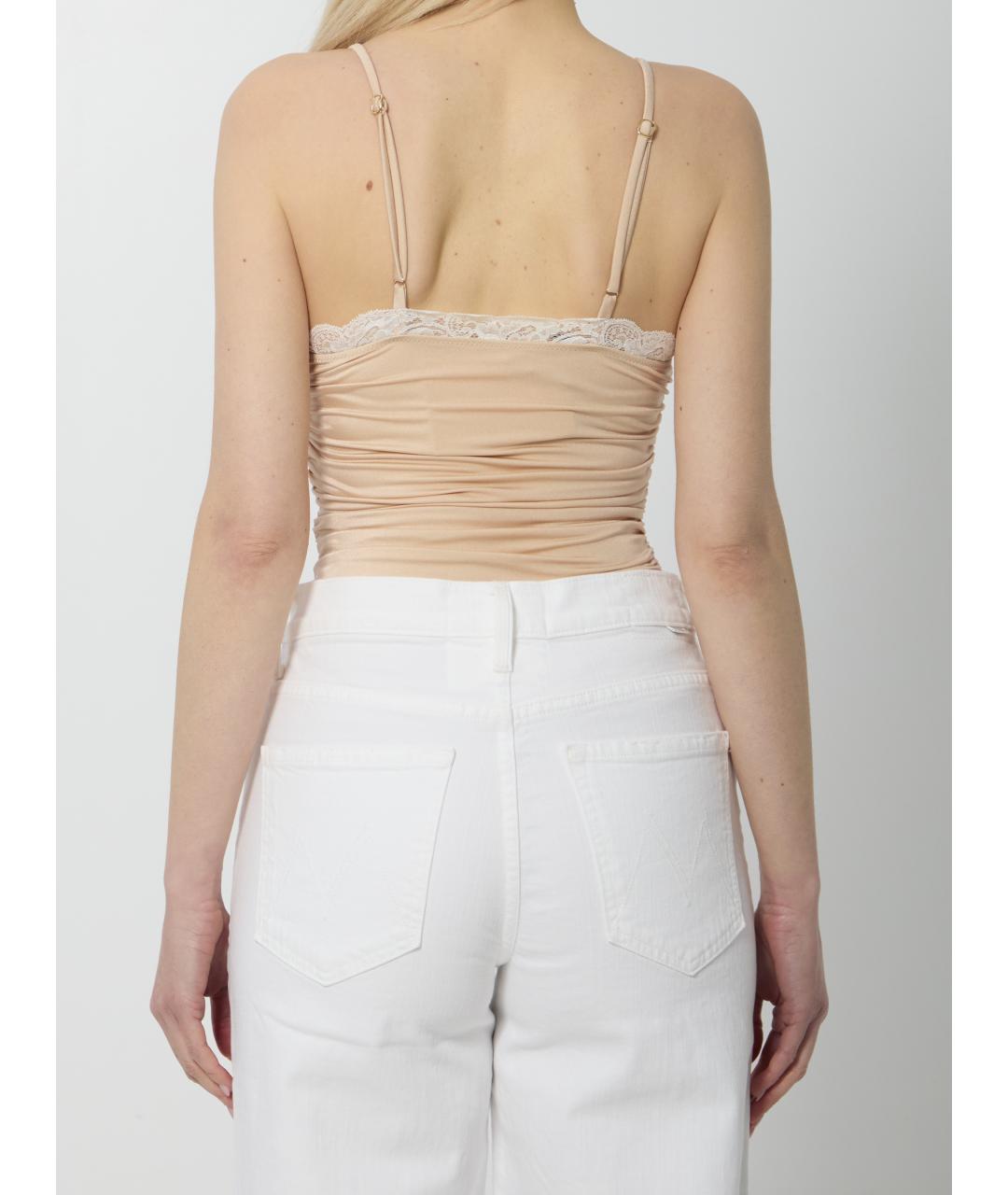 CHLOE Розовая полиамидовая майка, фото 4