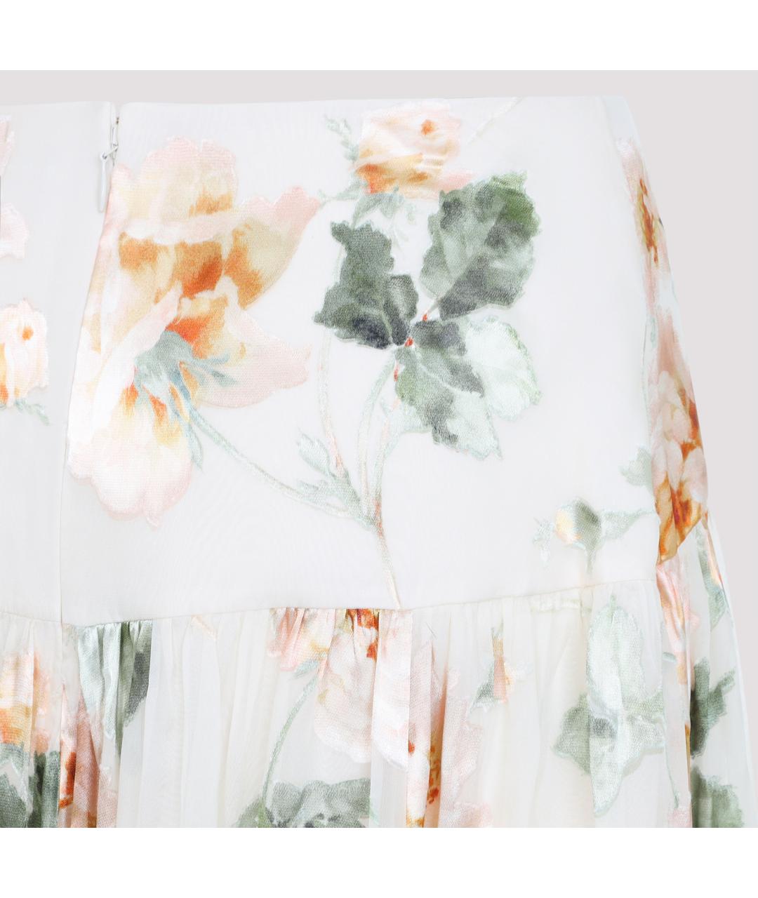 ZIMMERMANN Мульти шелковая юбка миди, фото 3