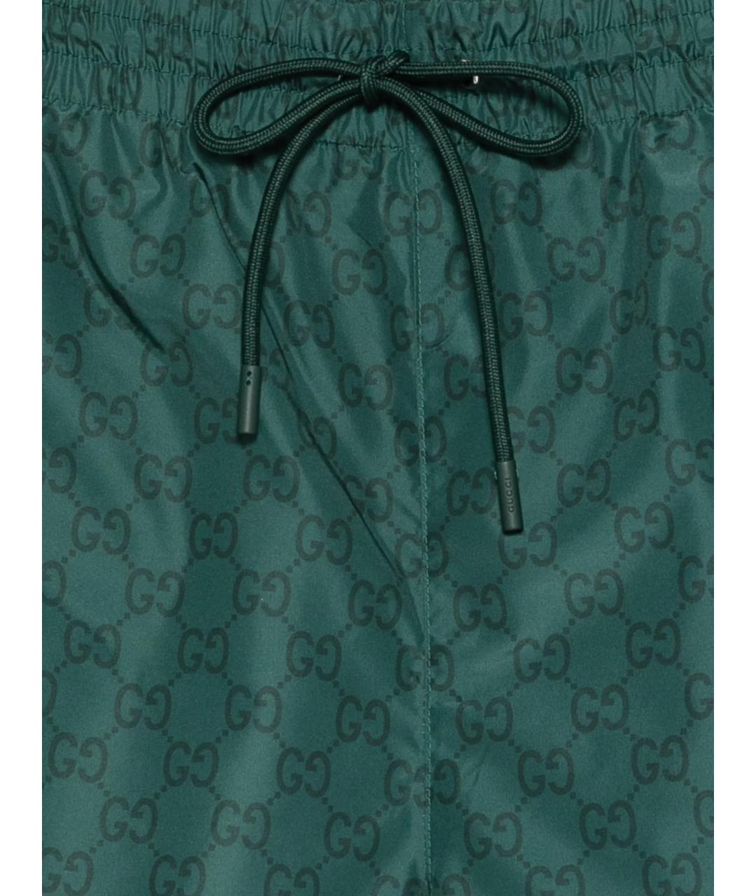 GUCCI Зеленые полиамидовые плавки, фото 2