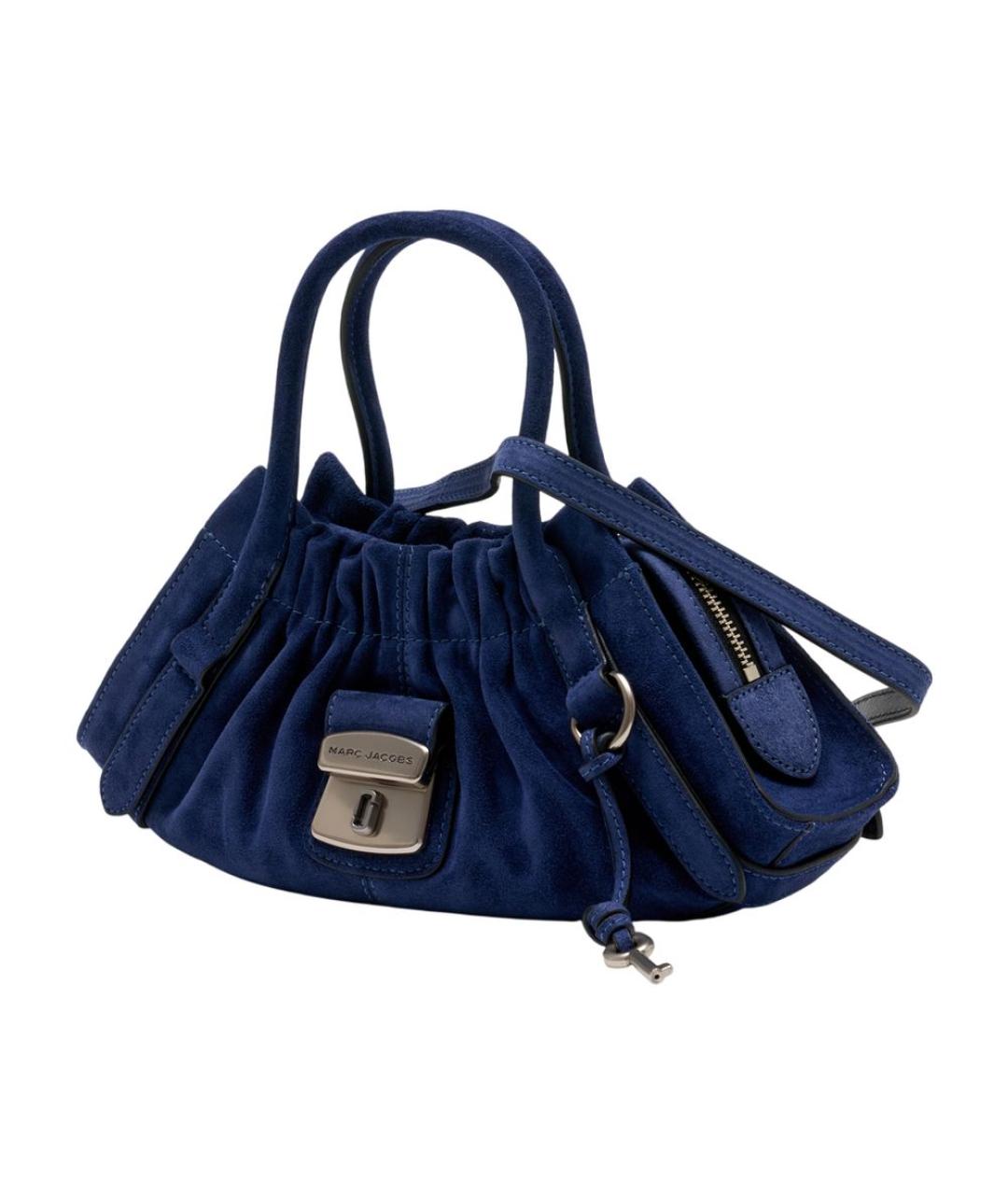 MARC JACOBS Синяя кожаная сумка через плечо, фото 2