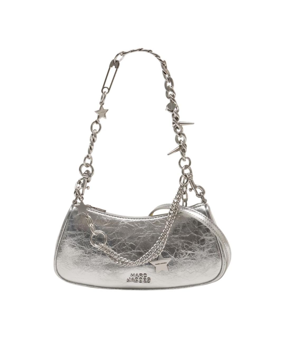 MARC JACOBS Серая кожаная сумка через плечо, фото 1