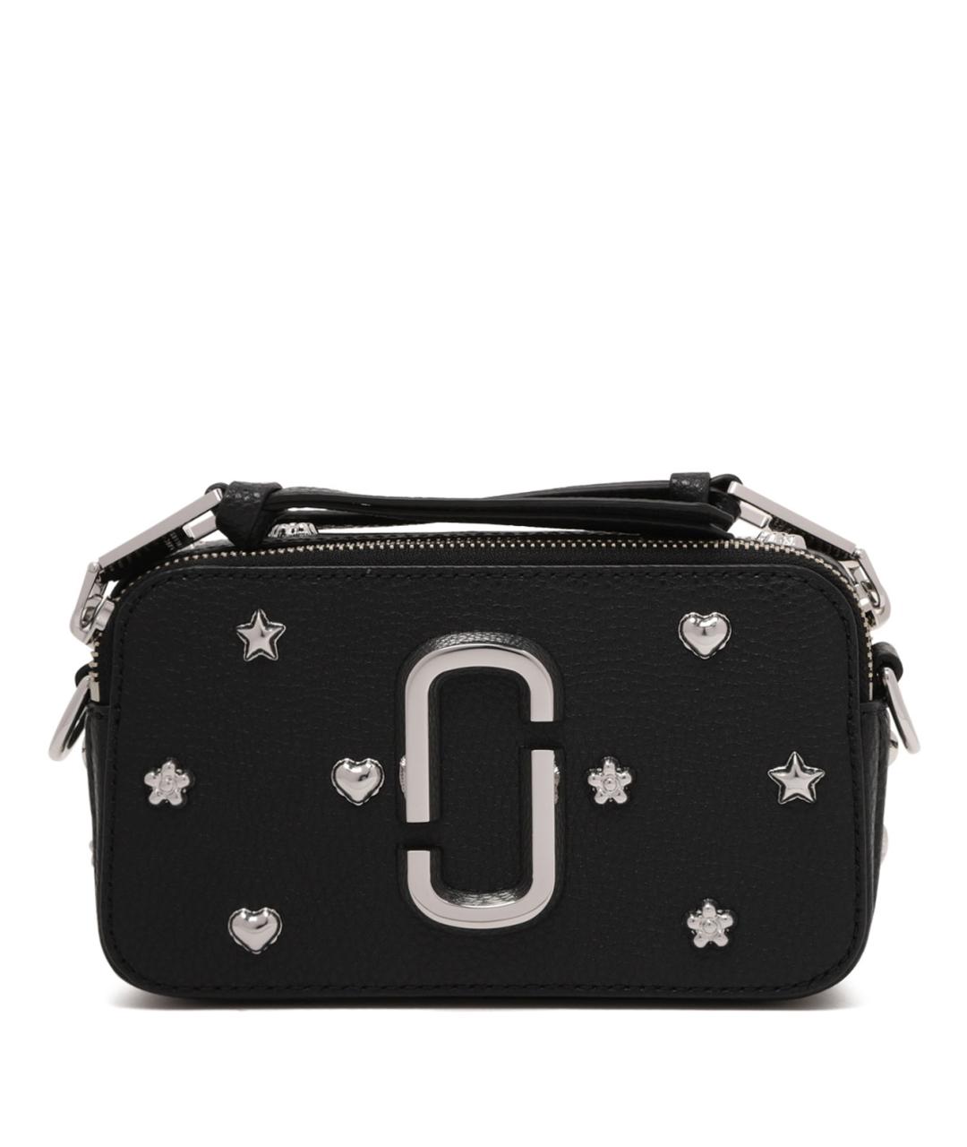 MARC JACOBS Черная кожаная сумка через плечо, фото 1