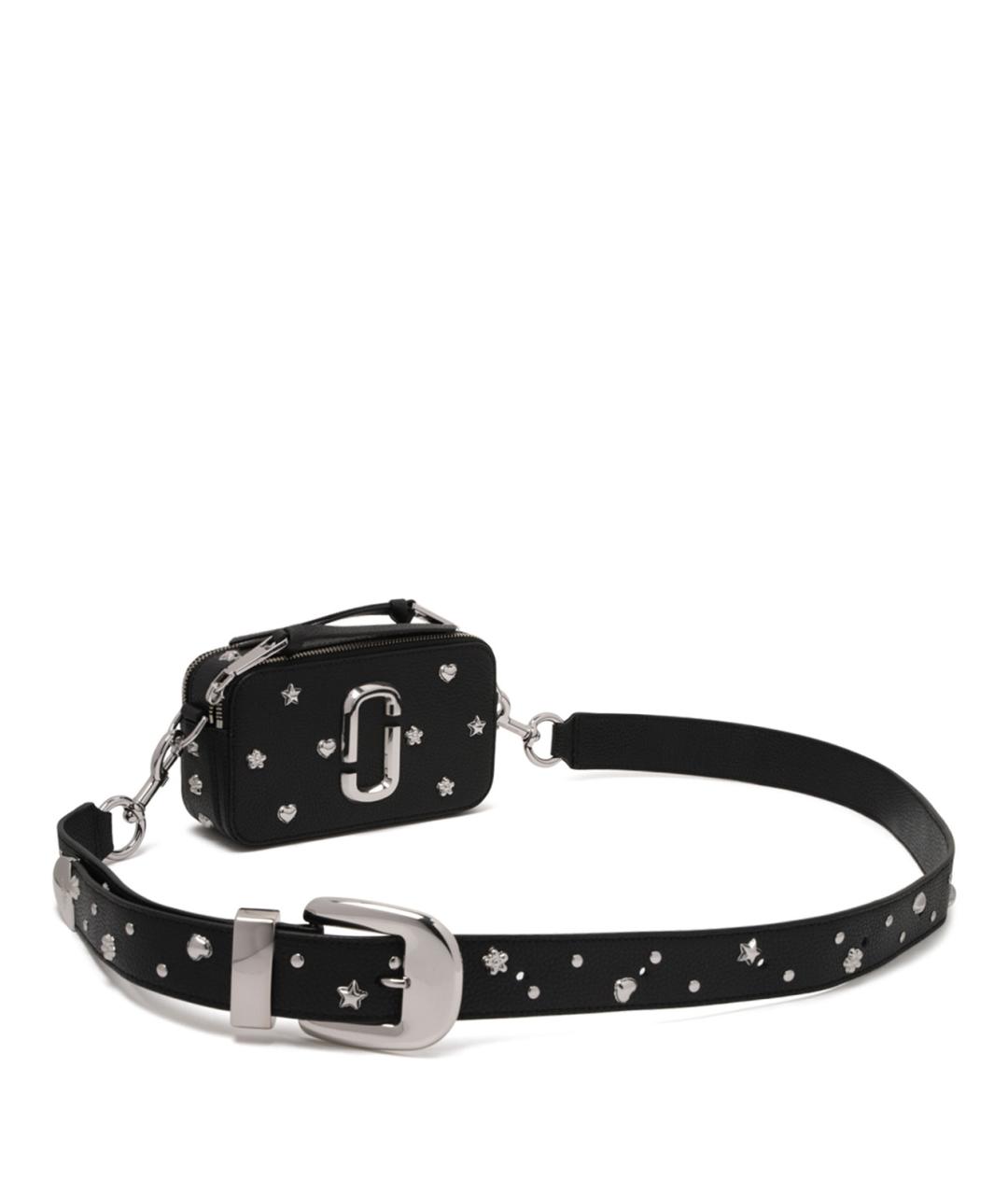 MARC JACOBS Черная кожаная сумка через плечо, фото 3