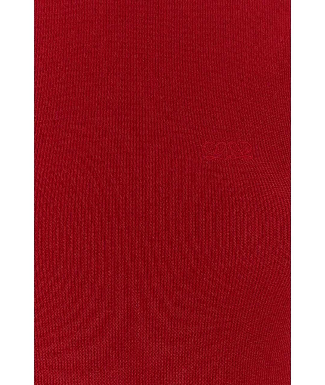 LOEWE Красная вискозная майка, фото 3