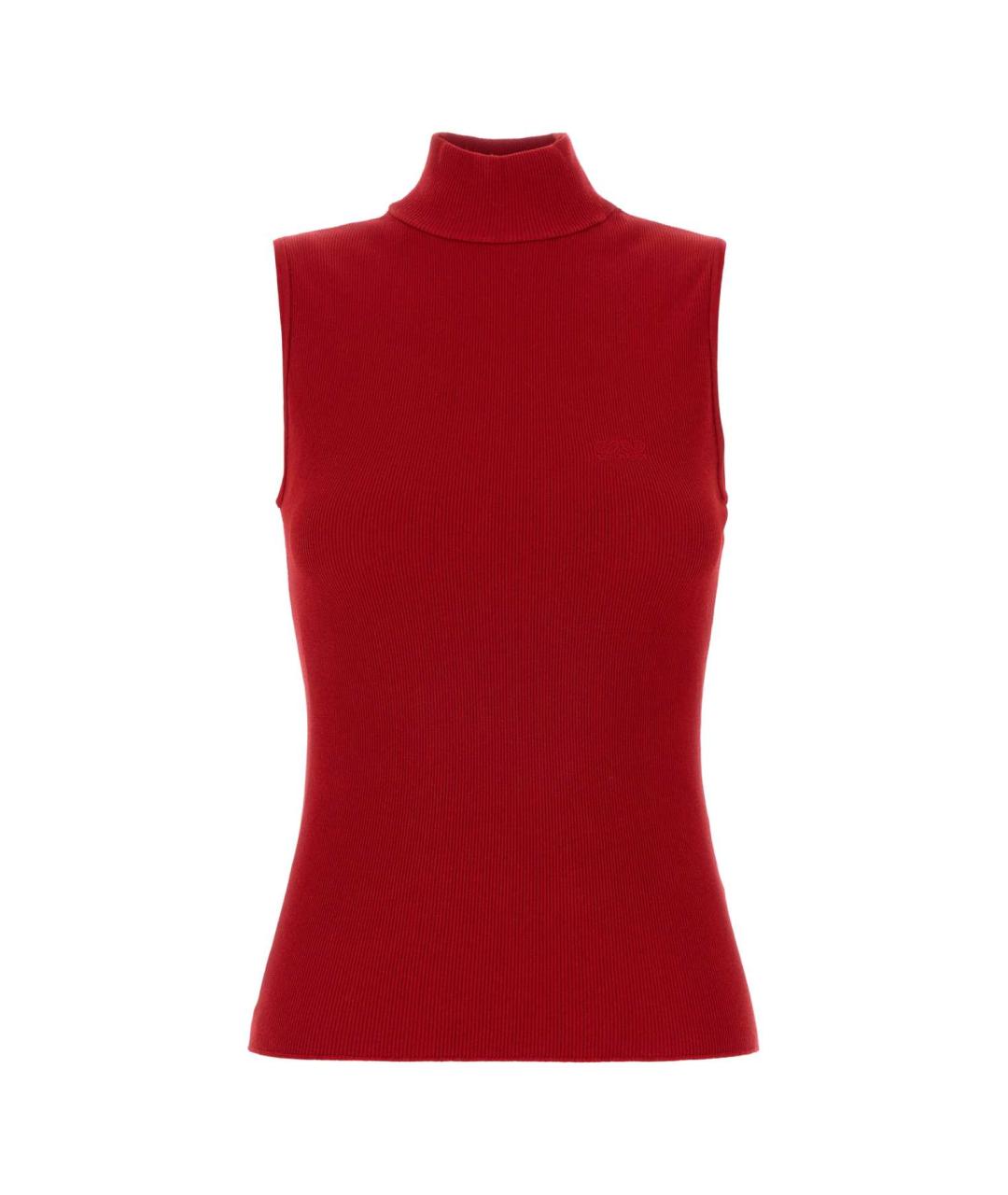 LOEWE Красная вискозная майка, фото 1