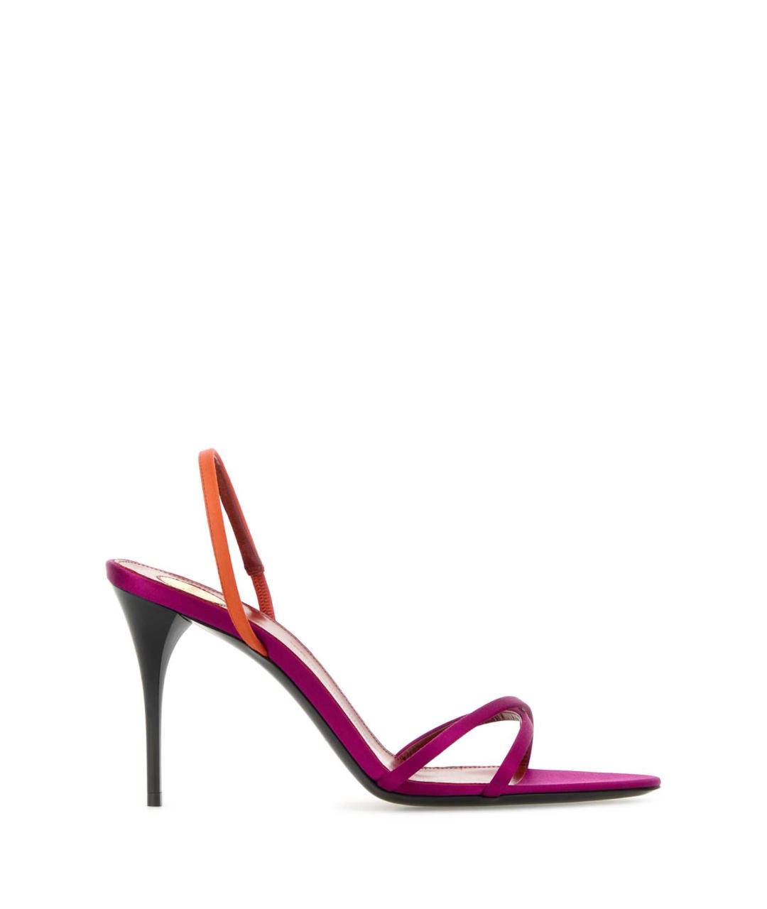 SAINT LAURENT Мульти кожаные босоножки, фото 1