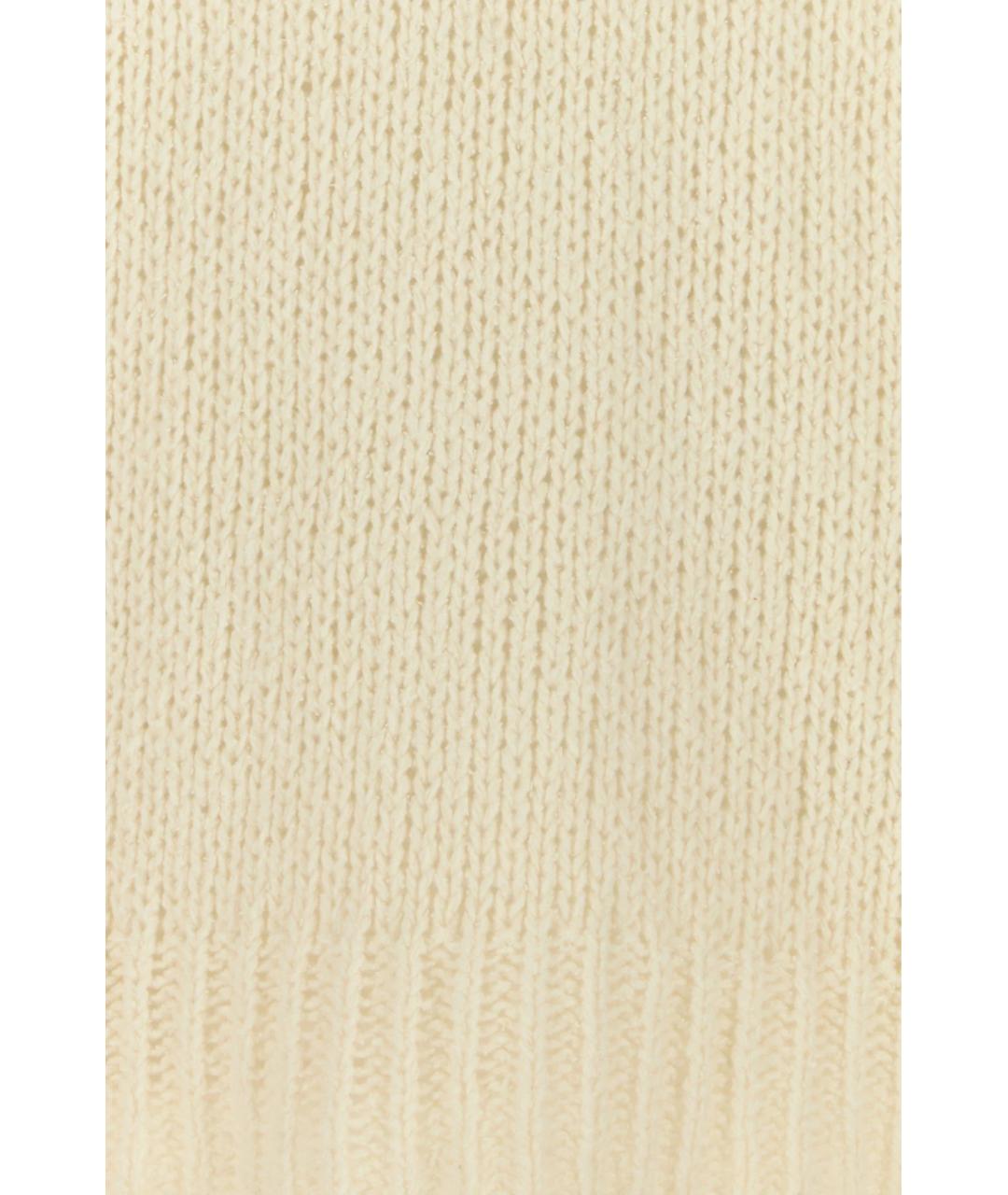 THE ROW Белый шелковый джемпер / свитер, фото 3