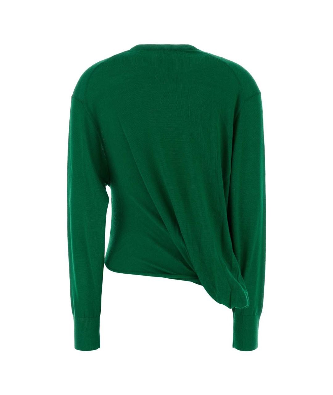 LOEWE Зеленый шерстяной джемпер / свитер, фото 2