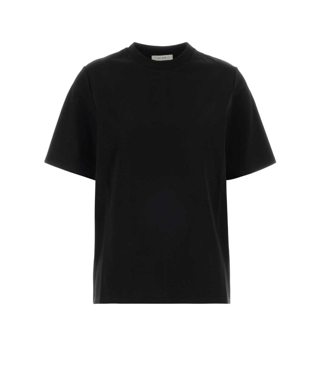 THE ROW Черная хлопковая футболка, фото 1