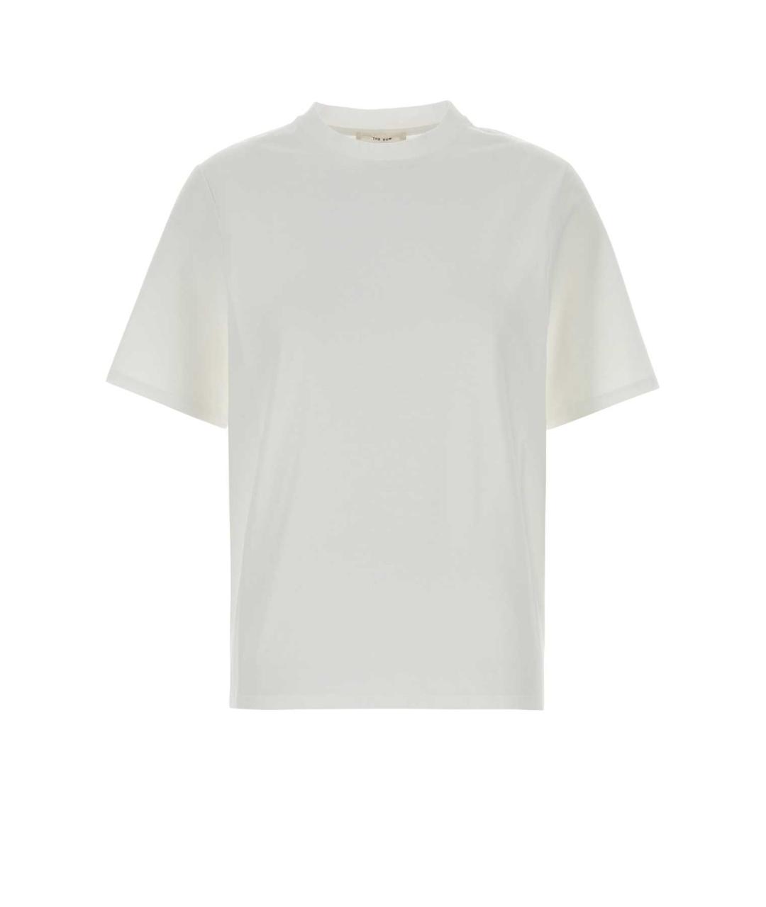 THE ROW Белая хлопковая футболка, фото 1