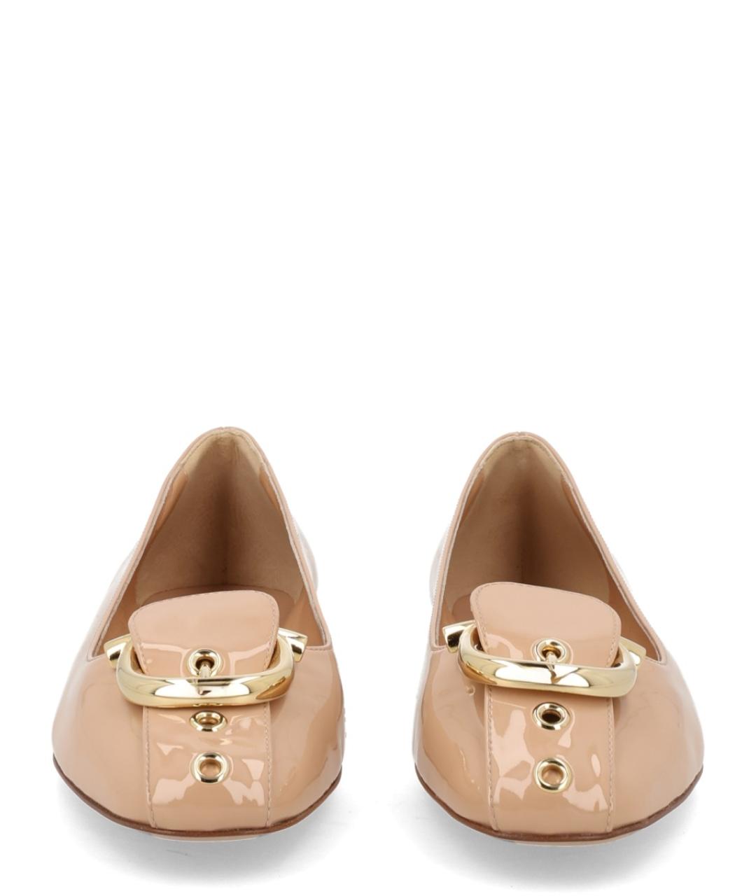 FERRAGAMO Коричневые балетки, фото 3