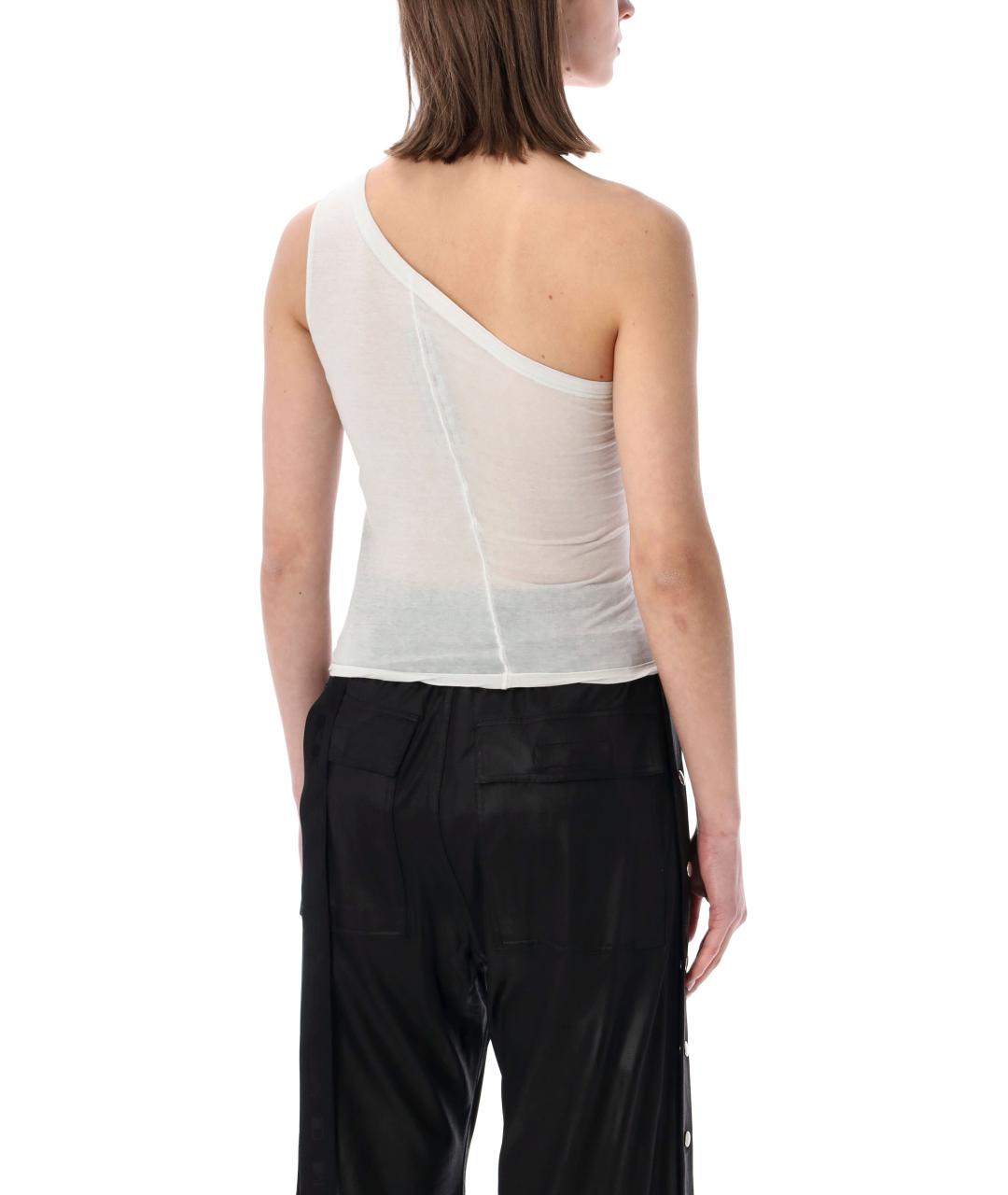 RICK OWENS Белая хлопковая майка, фото 2
