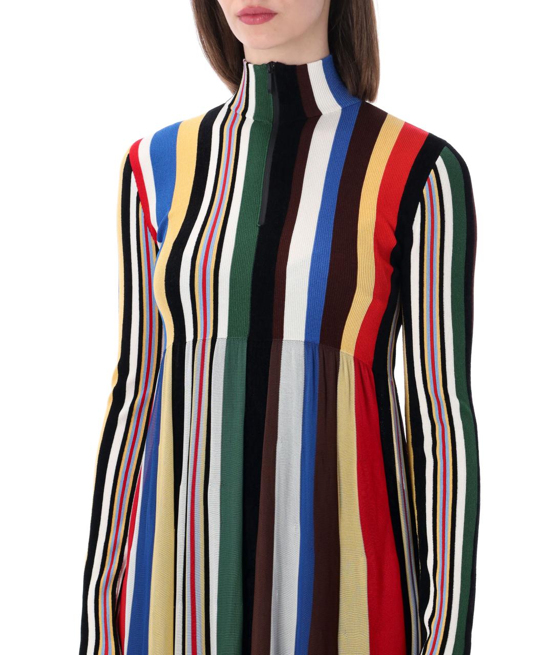 LOEWE Мульти вискозное платье, фото 3