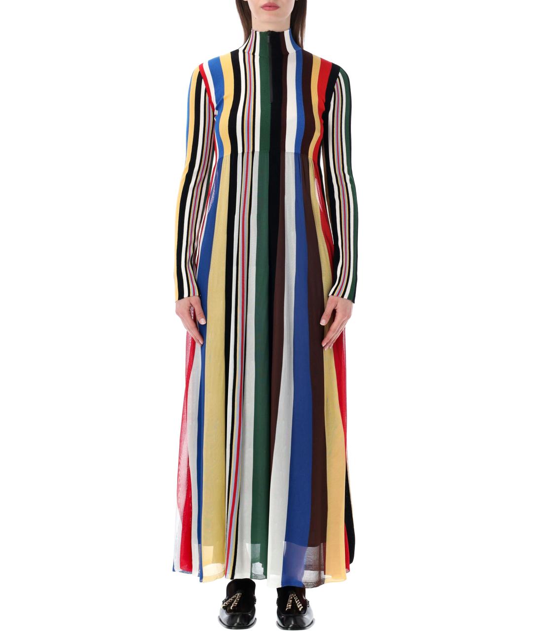 LOEWE Мульти вискозное платье, фото 1