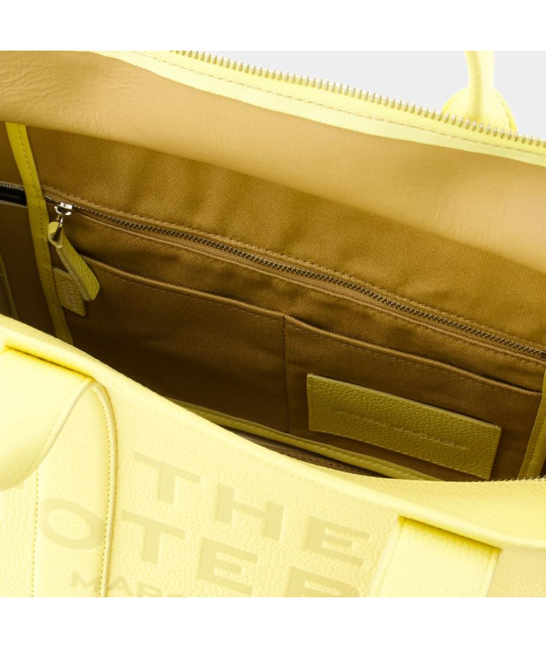 MARC JACOBS Желтая кожаная сумка через плечо, фото 4