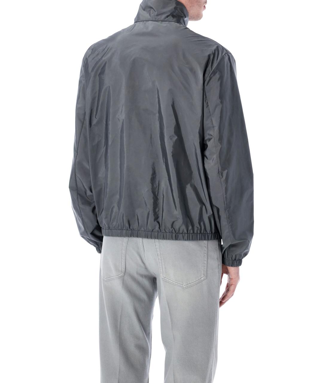PRADA Серая полиамидовая куртка, фото 2
