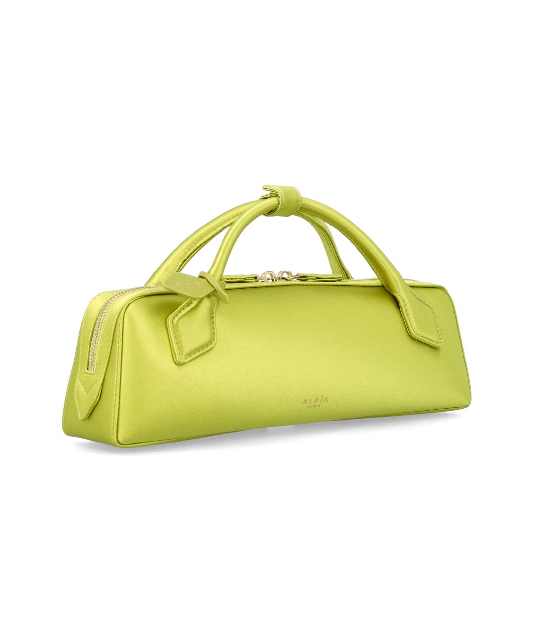ALAIA Салатовая сумка с короткими ручками, фото 2