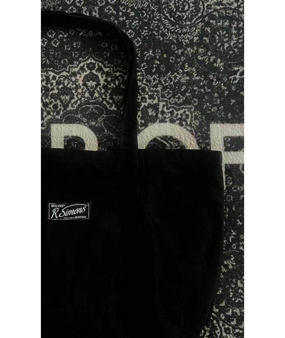 RAF SIMONS Черная сумка тоут, фото 2