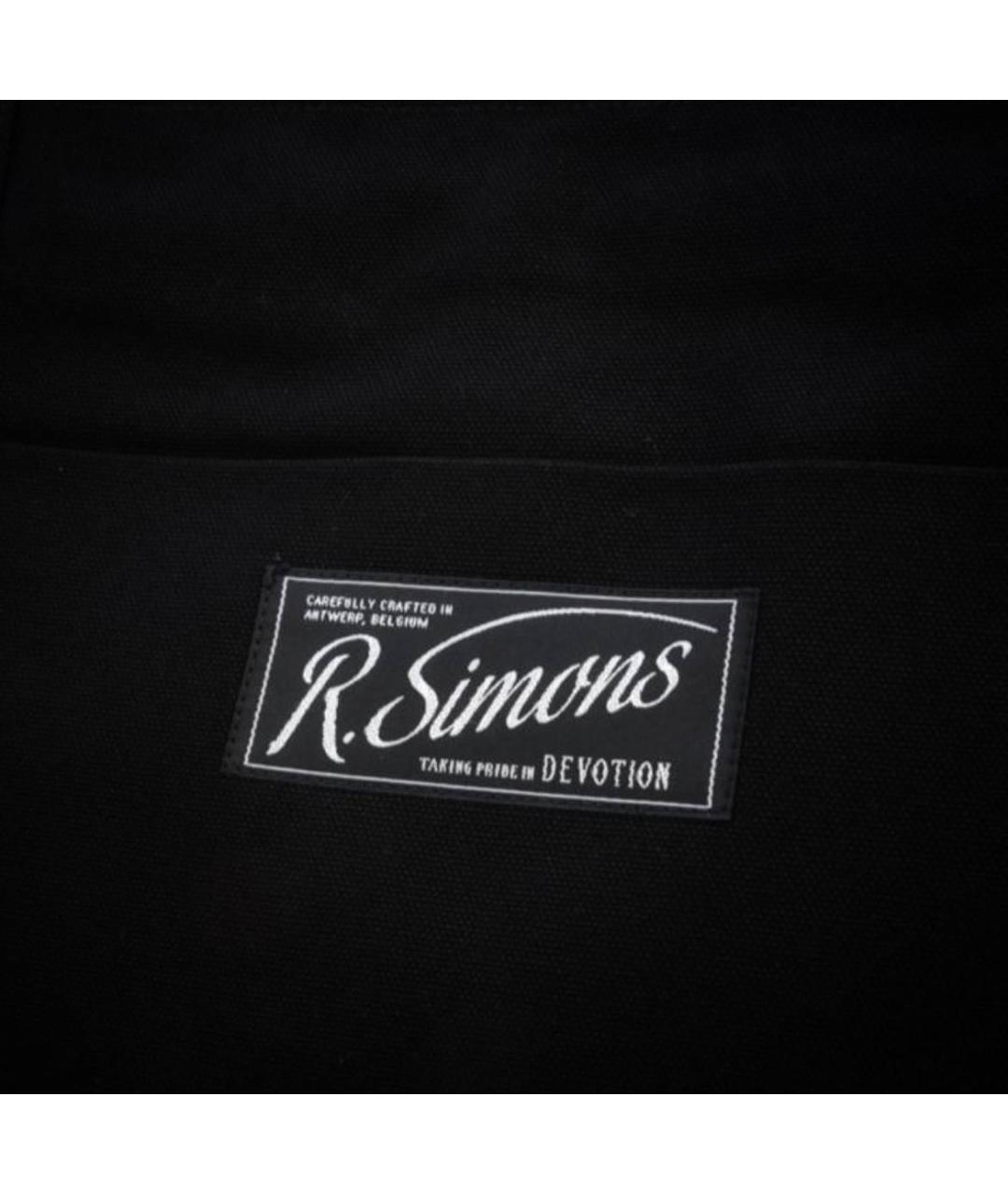 RAF SIMONS Черная сумка тоут, фото 3