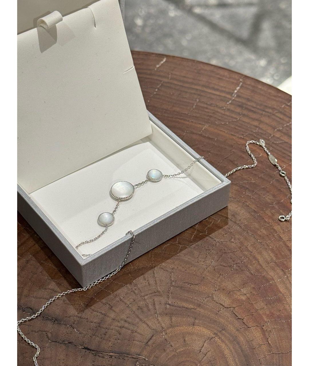 CHRISTIAN DIOR Серебряное колье из белого золота, фото 4