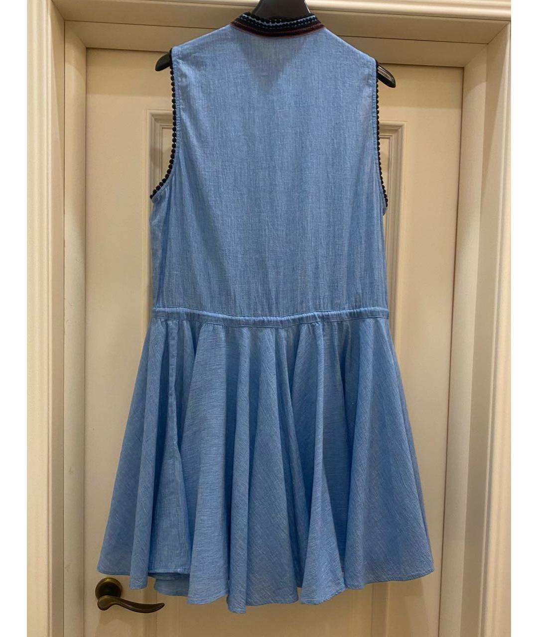 ZADIG & VOLTAIRE Голубой хлопковый сарафан, фото 2
