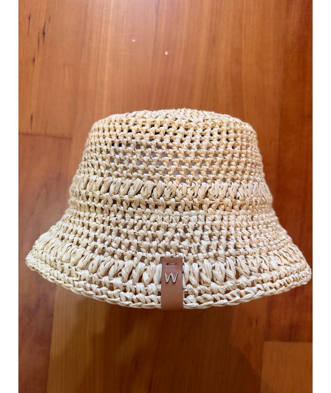 WEEKEND MAX MARA Бежевая шляпа, фото 2