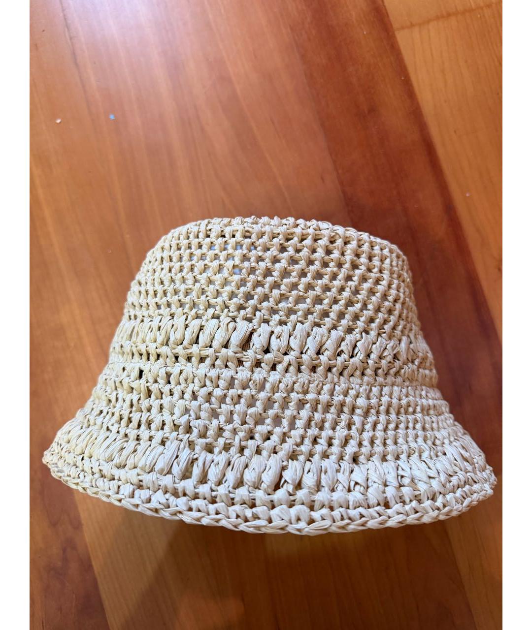 WEEKEND MAX MARA Бежевая шляпа, фото 3