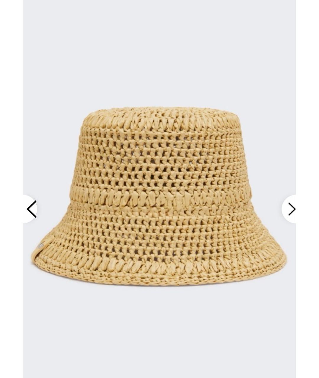 WEEKEND MAX MARA Бежевая шляпа, фото 5