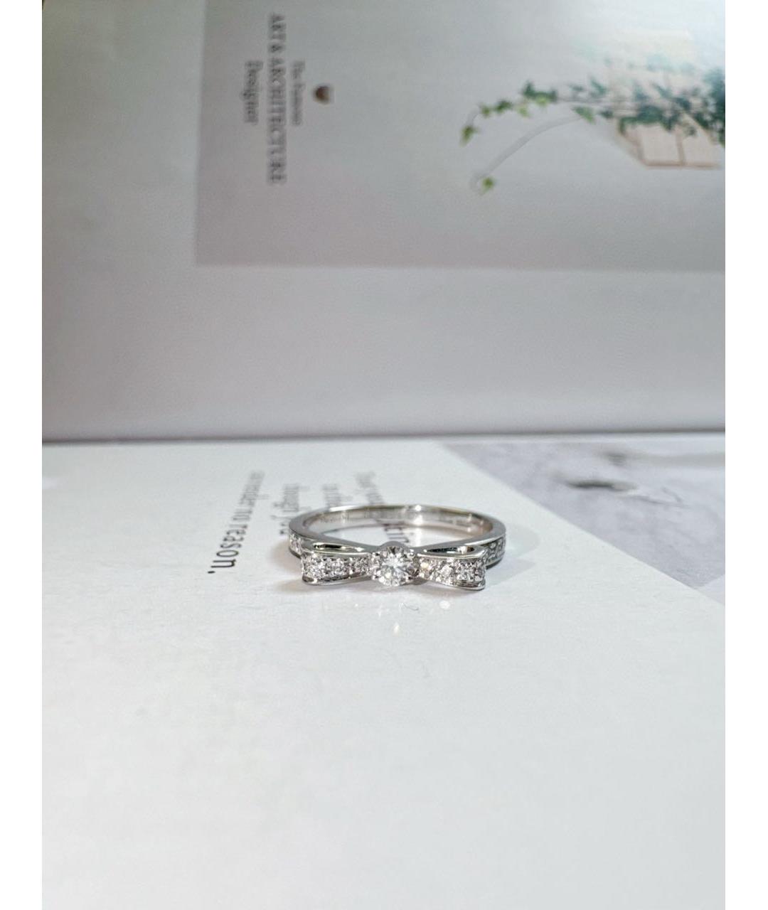 CHANEL Серебряное кольцо из белого золота, фото 6