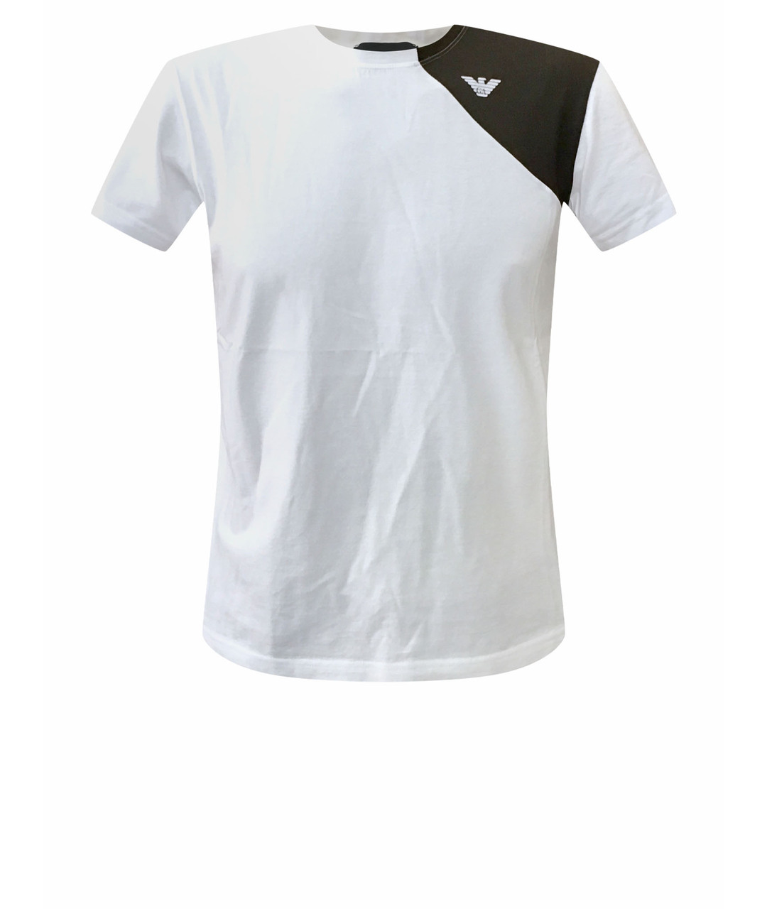 EMPORIO ARMANI Белая хлопковая футболка, фото 1