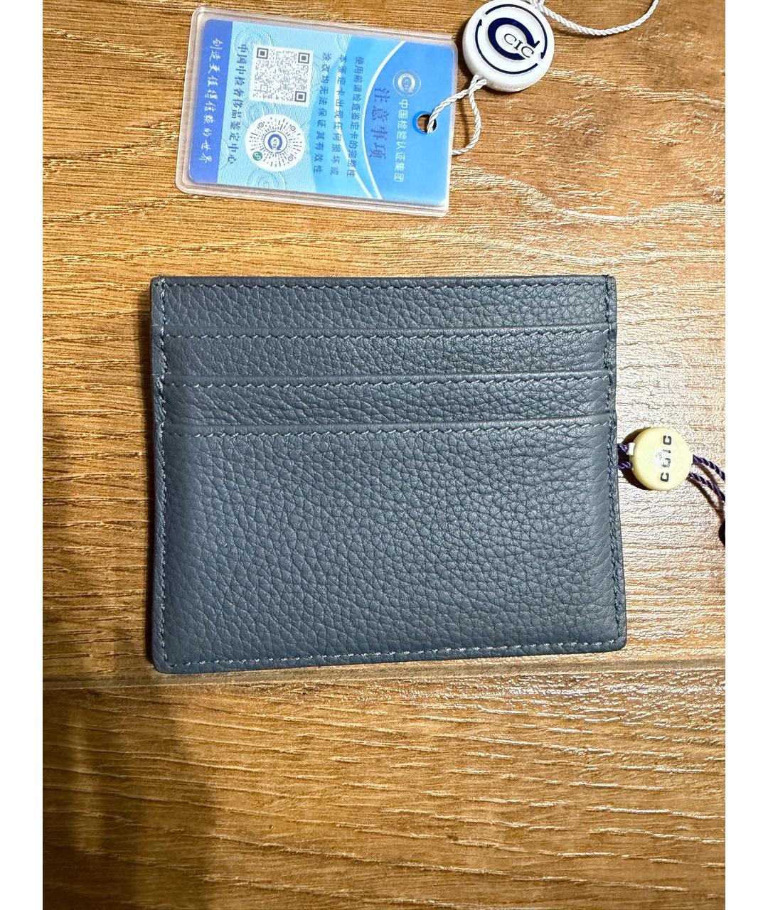 CHRISTIAN DIOR Серый кардхолдер, фото 2