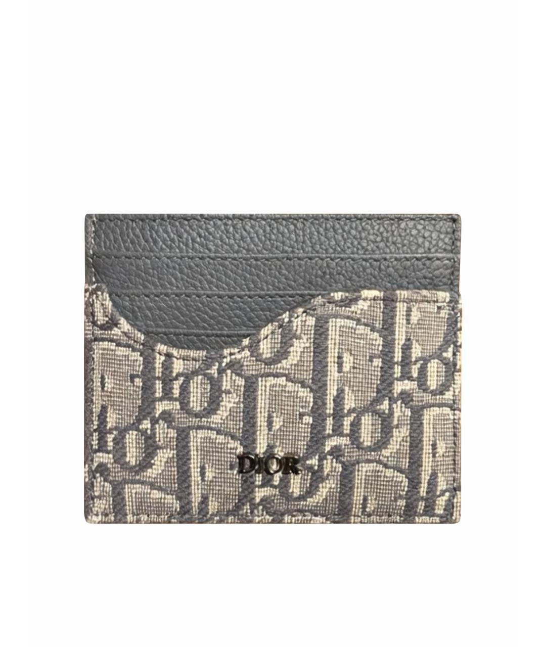 CHRISTIAN DIOR Серый кардхолдер, фото 1