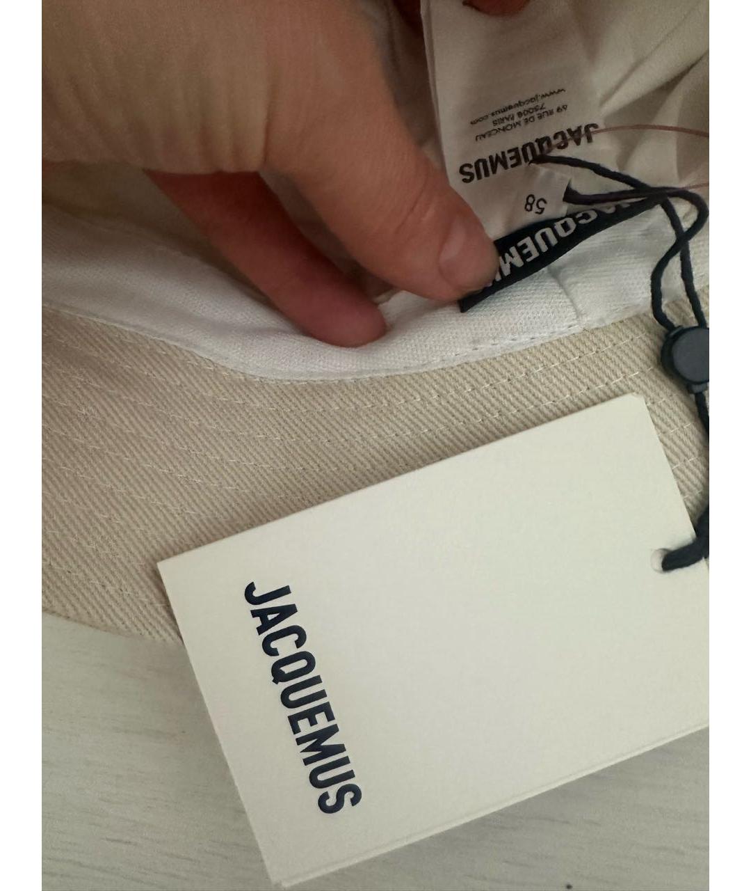JACQUEMUS Бежевая панама, фото 2