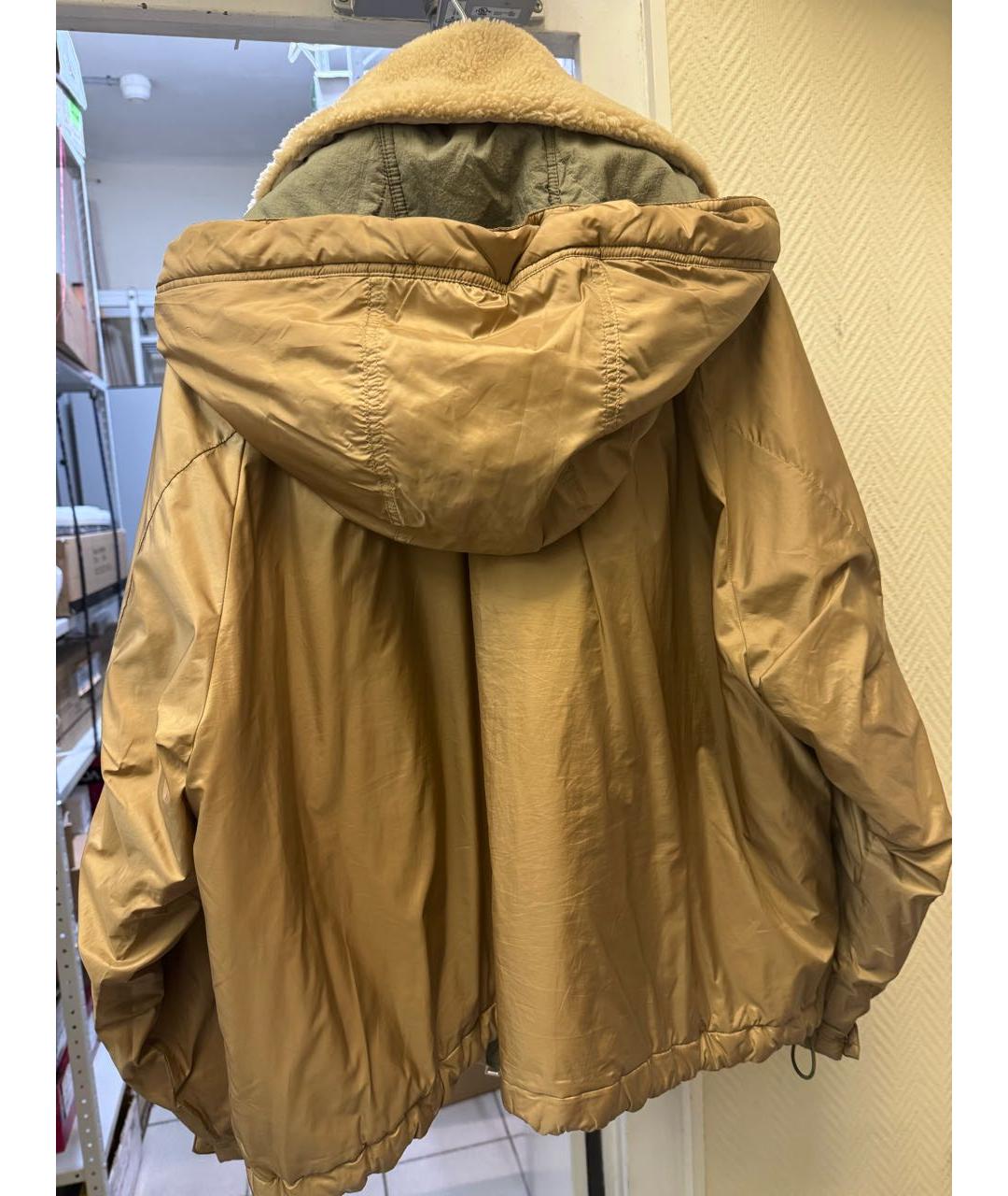 WEEKEND MAX MARA Бежевая полиэстеровая куртка, фото 2