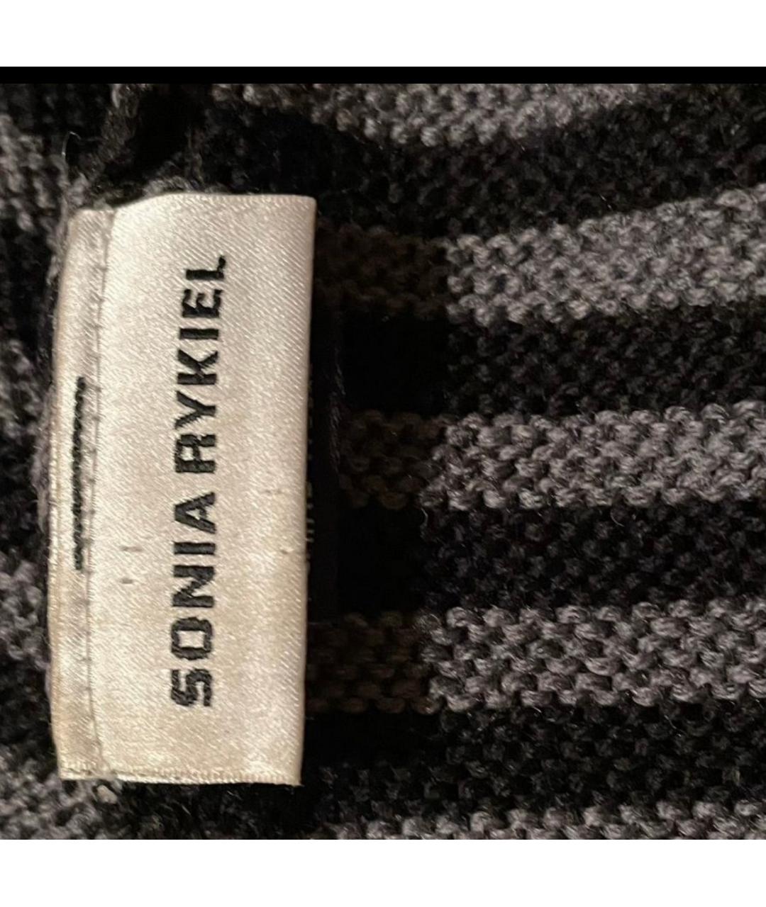 Sonya Rykiel Антрацитовая шерстяная шапка, фото 3