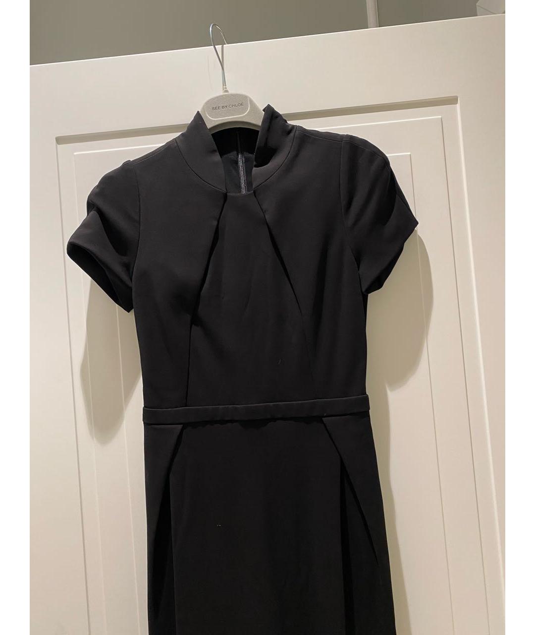 GUCCI Черное вискозное повседневное платье, фото 4