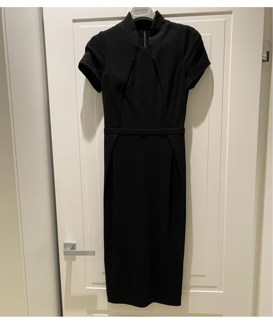 GUCCI Черное вискозное повседневное платье, фото 8