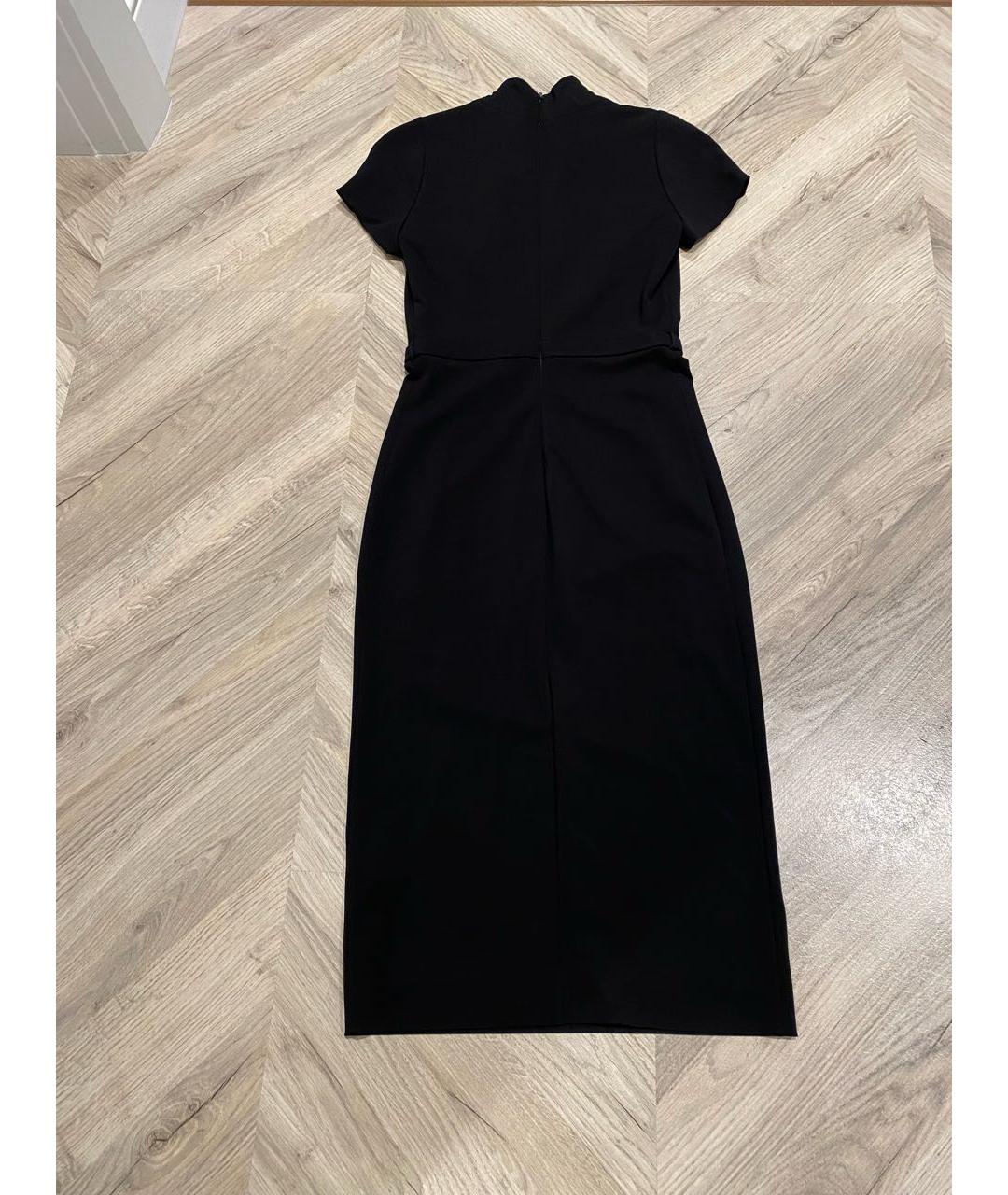 GUCCI Черное вискозное повседневное платье, фото 7