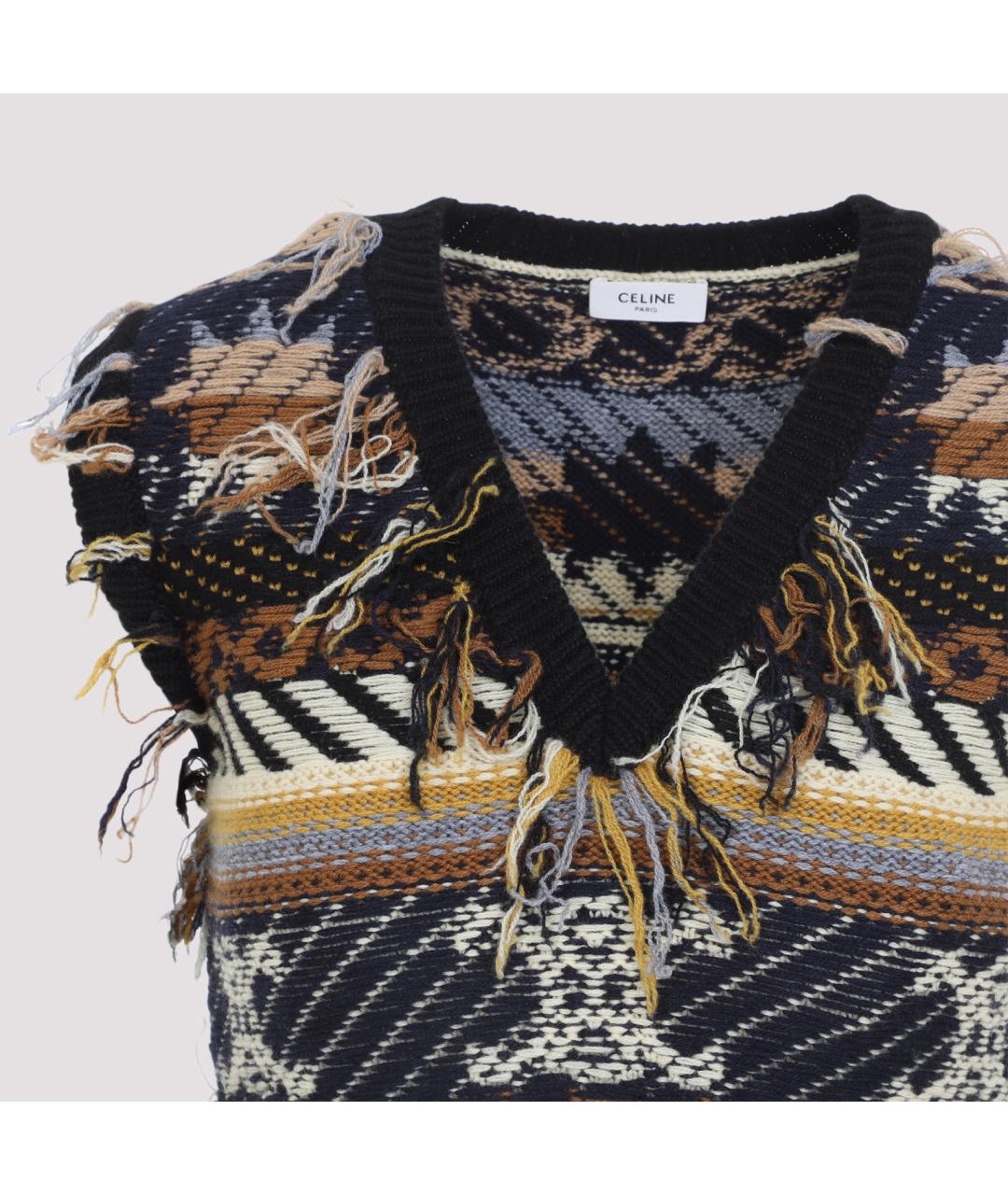 CELINE Мульти кашемировая майка, фото 3