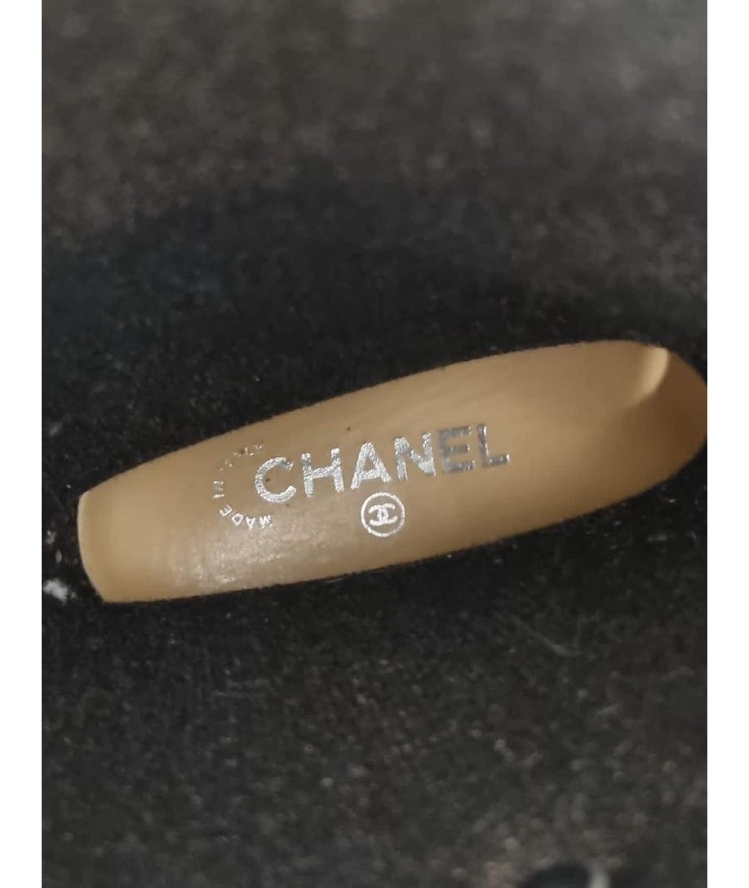 CHANEL Черные резиновые сапоги, фото 8