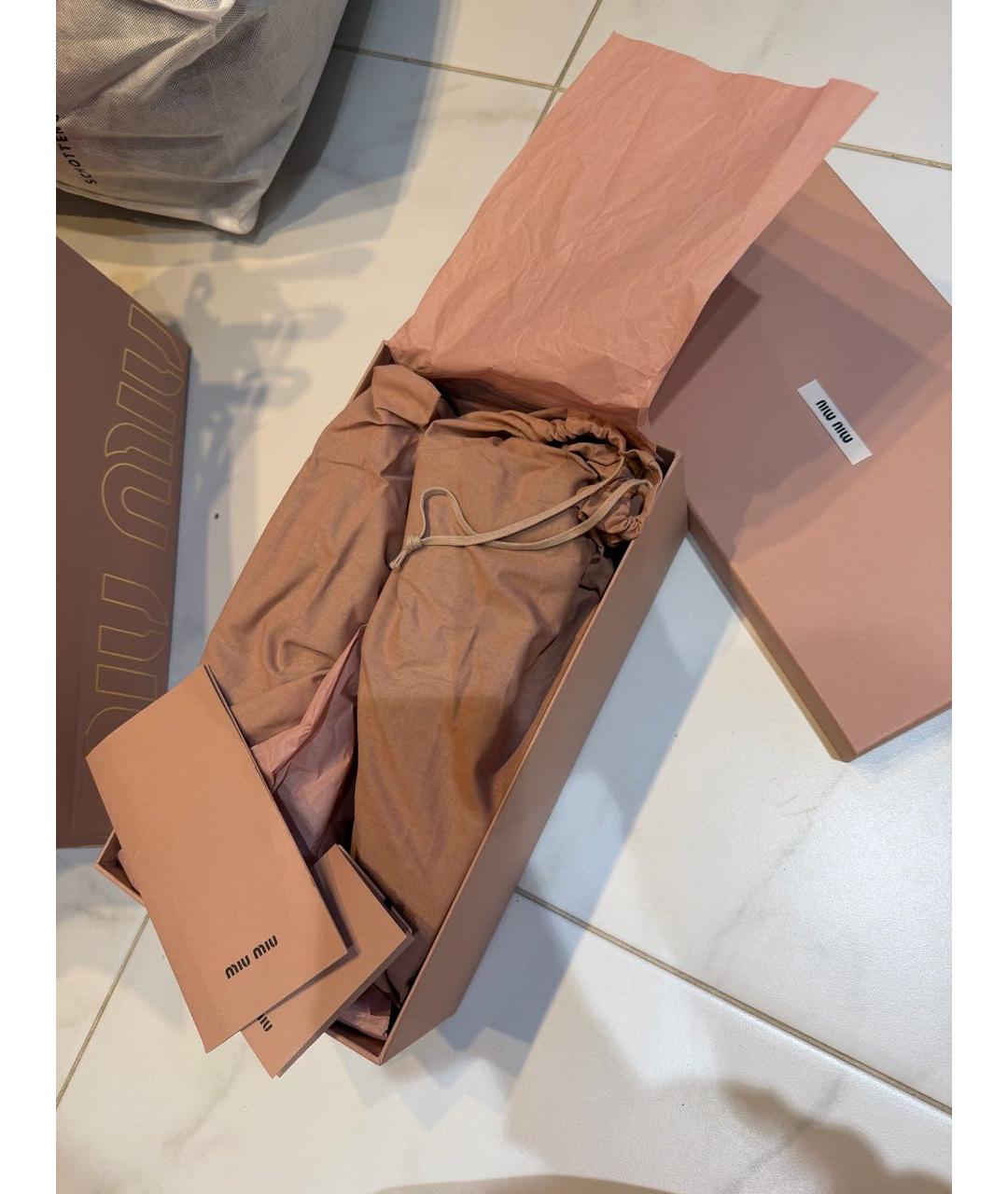 MIU MIU Черные кожаные лоферы, фото 5